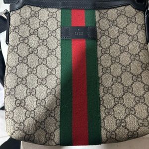 Gucci Monogram Messenger Bag
